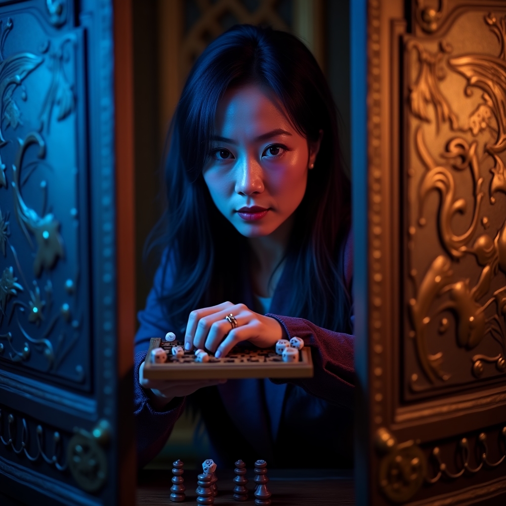 Mistrz Gry prowadzący sesję D&D